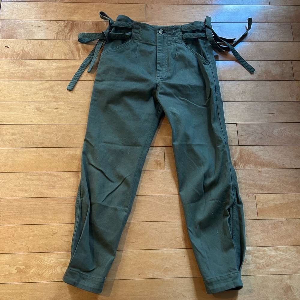 Something Navy Olive Ankle Pants
